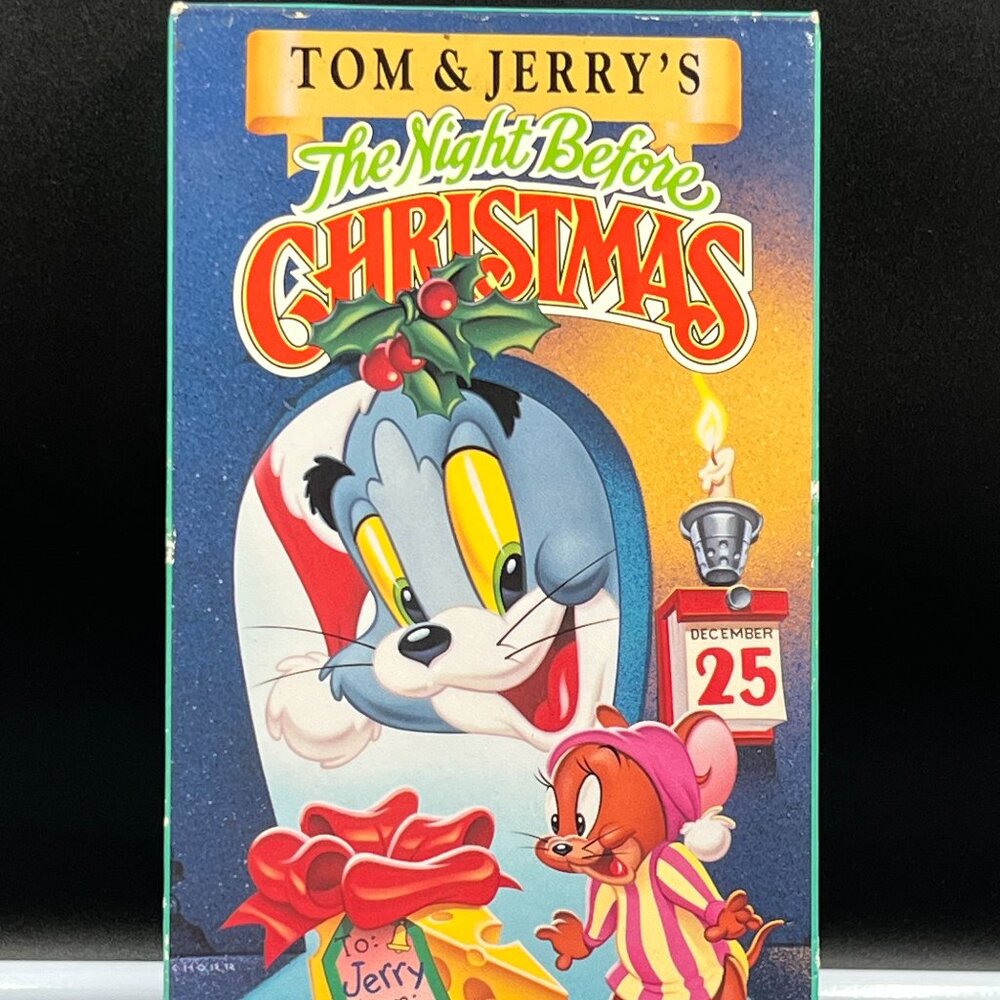Tom and Jerry's A Night Before Christmas VHS Tape Great Condition (1991)